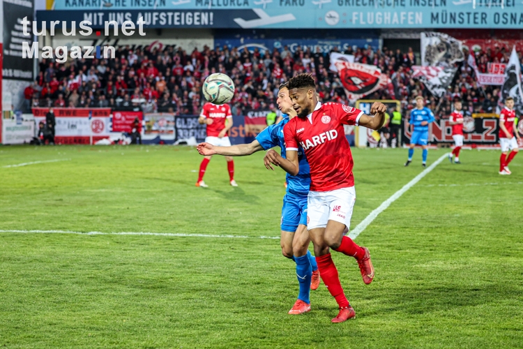 Isiah Young Sportfreunde Lotte vs. Rot-Weiss Essen 22-04-2022