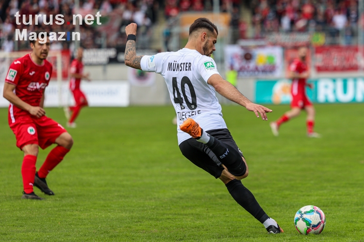 Robin Ziegele Rot Weiß Oberhausen vs. Preußen Münster 24.04.2022