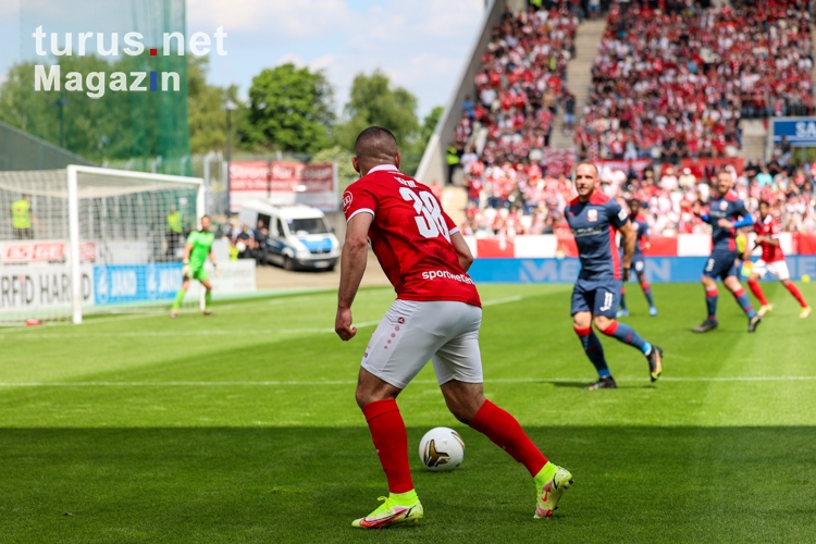 Oğuzhan Kefkir Rot-Weiss Essen vs. Rot Weiss Ahlen Spielfotos 14.05.2022