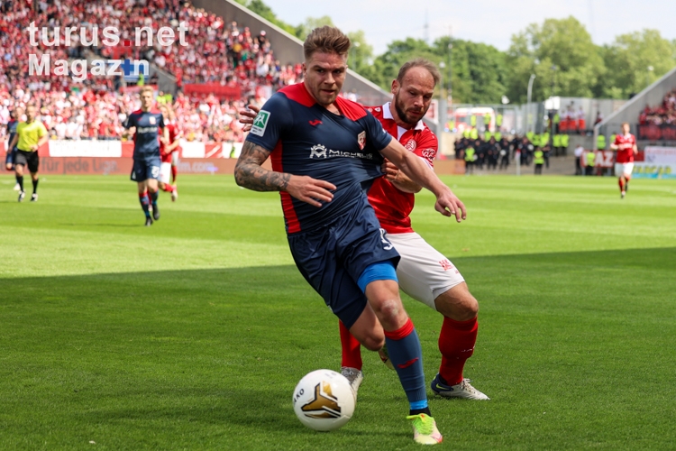 Felix Herzenbruch Rot-Weiss Essen vs. Rot Weiss Ahlen Spielfotos 14.05.2022
