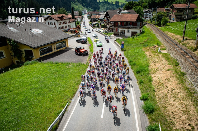 Peloton bei der Tour de Suisse 2022