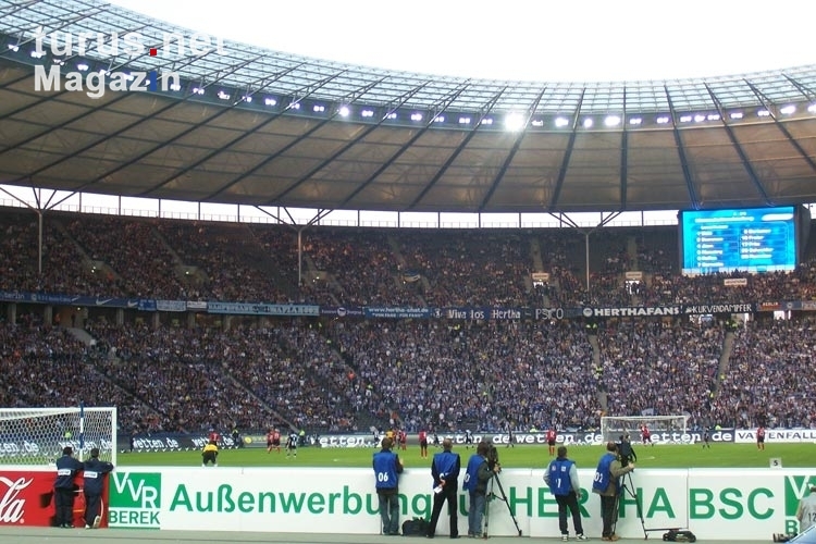 Hertha BSC im Berliner Olympiastadion