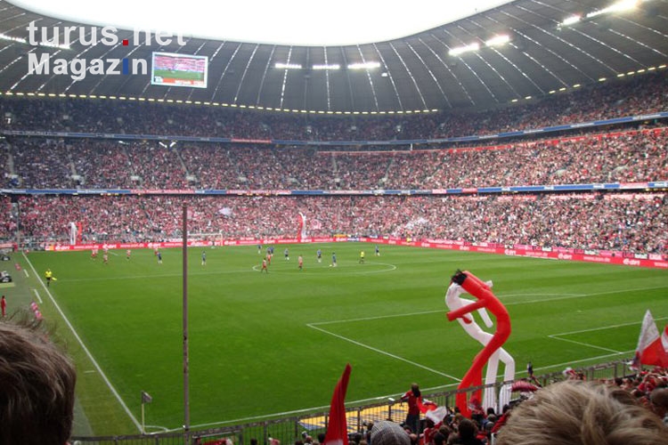Heimspiel des FC Bayern München in der Allianz-Arena