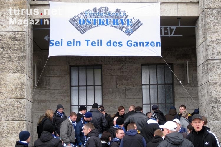 Hertha BSC: Fans vor der Ostkurve