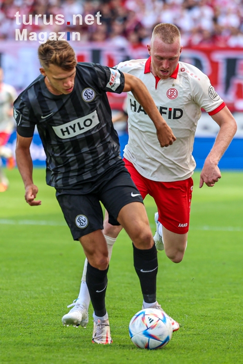 Ron Berlinski Rot-Weiss Essen vs. SV Elversberg Spielfotos 23.07.2022