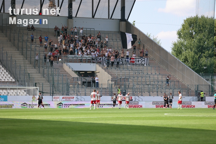 Rot-Weiss Essen vs. SV Elversberg Spielfotos 23.07.2022