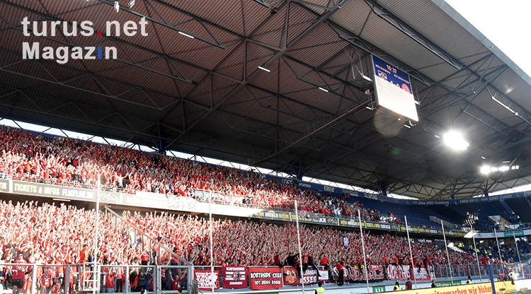 MSV Duisburg gegen Rot Weiss Essen August 2022 Stimmungsbilder