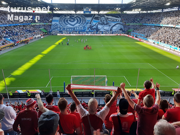 MSV Duisburg gegen Rot Weiss Essen August 2022 Stimmungsbilder
