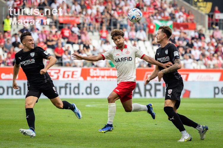 Lawrence Ennali Rot-Weiss Essen vs. FC Ingolstadt 04 Spielfotos 20.08.2022