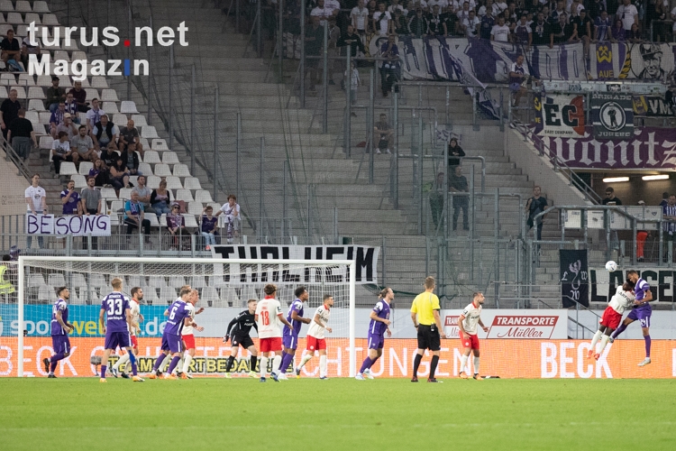 Rot-Weiss Essen vs. FC Erzgebirge Aue Spielfotos 02.09.2022
