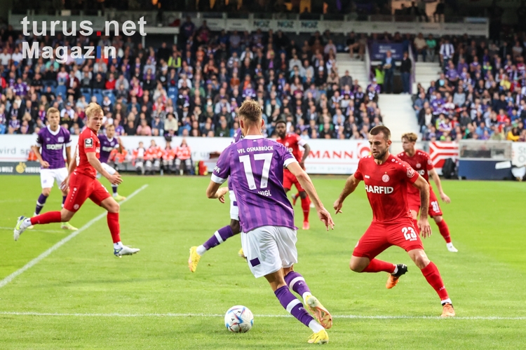 Felix Higl VfL Osnabrück vs. Rot-Weiss Essen Spielfotos 09.09.2022