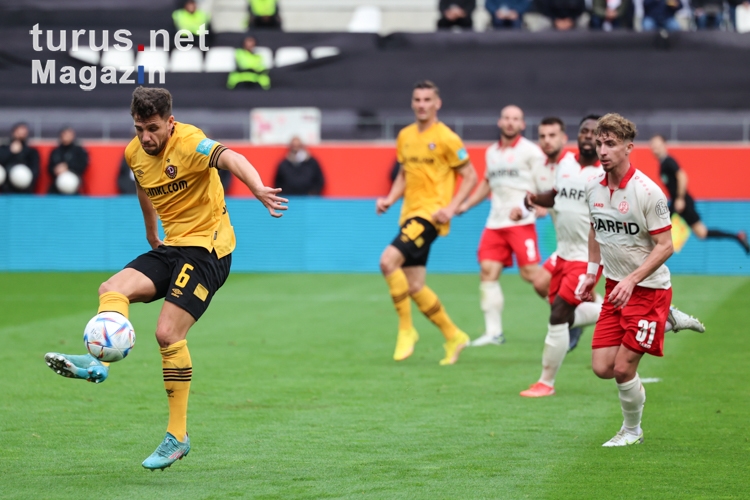 Ahmet Metin Arslan Rot-Weiss Essen vs. SG Dynamo Dresden Spielfotos 15.10.2022