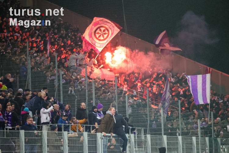 Pyro VfL Osnabrück Fans in Essen