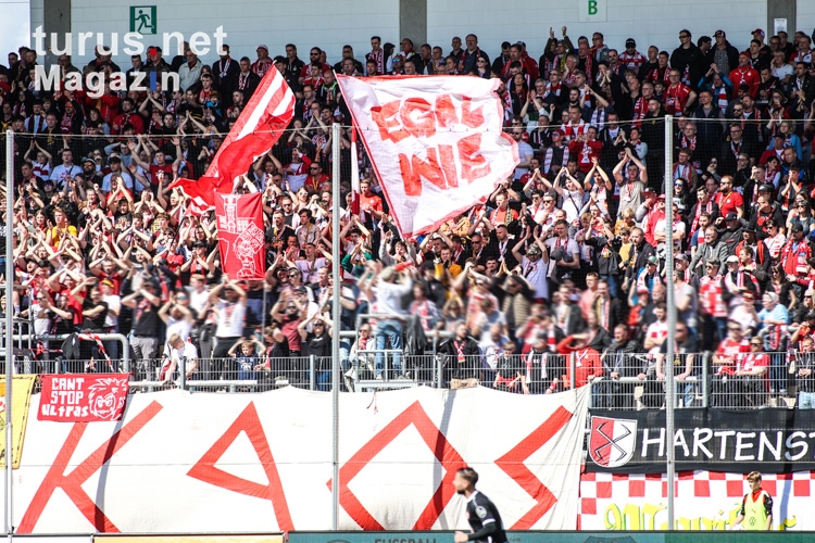 FSV Zwickau Fans im Spiel gegen Essen 
