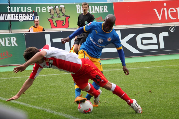 Intensives Spiel: Union Berlin gegen Eintracht Braunschweig
