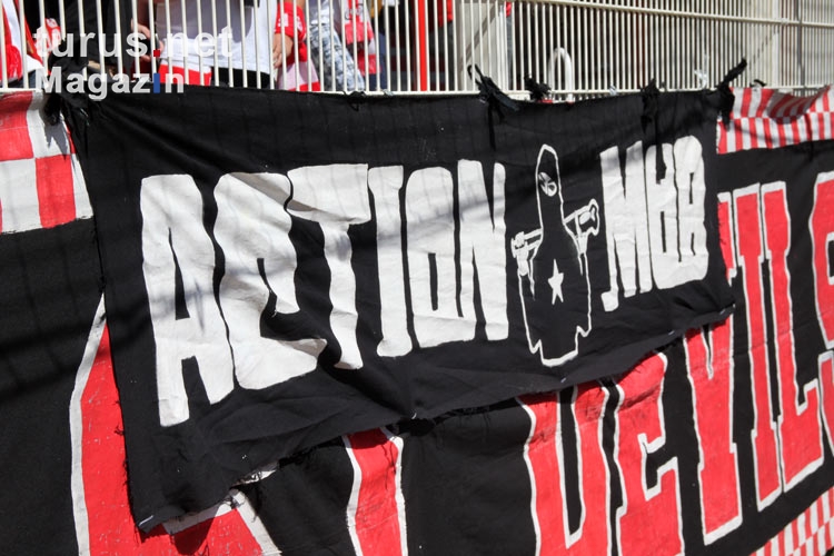 Der Action Mob des 1. FC Union Berlin