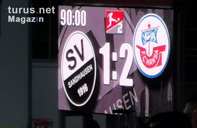 SV Sandhausen vs. F.C. Hansa Rostock