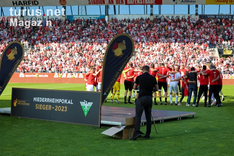 Rot-Weiss Essen bejubelt Pokalsieg 2023