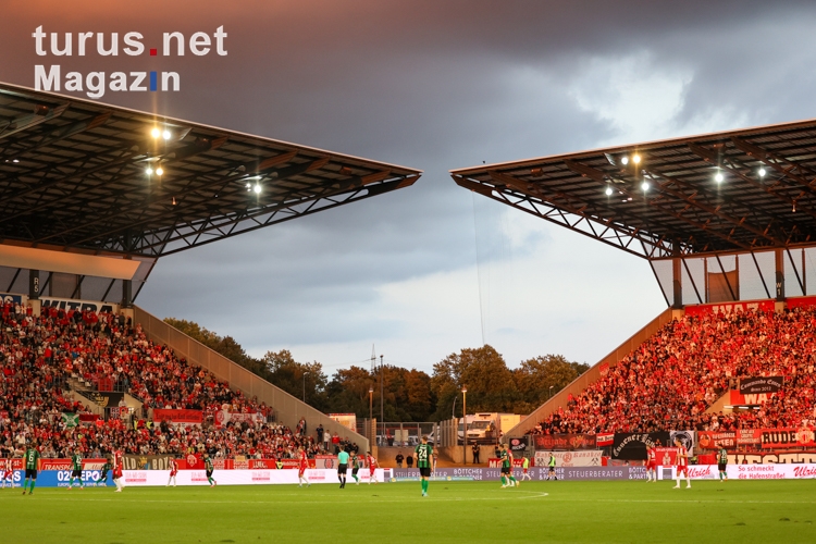 Rot-Weiss Essen vs. Preußen Münster Spielfotos 27.08.2023