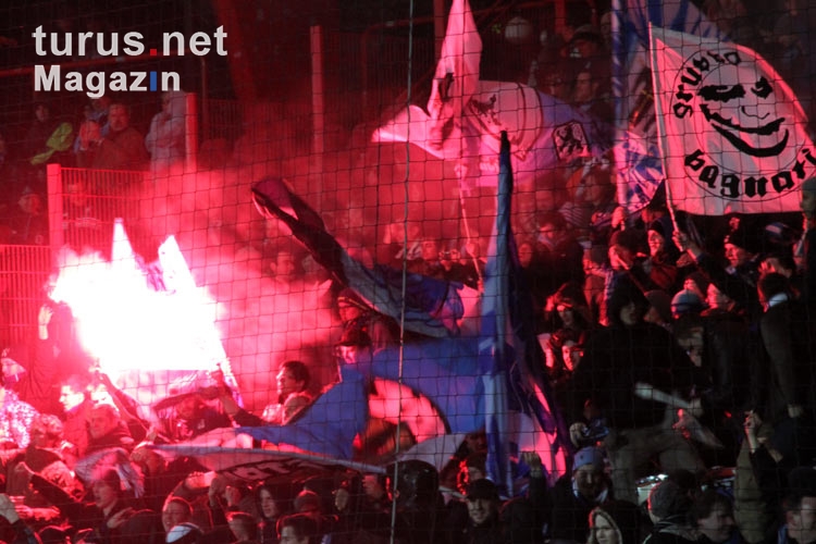 pyrotechnics, supporters of TSV 1860 München (Munich)