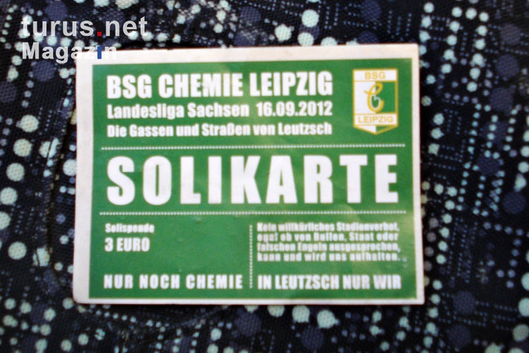 Solikarte der BSG Chemie Leipzig zum Derby