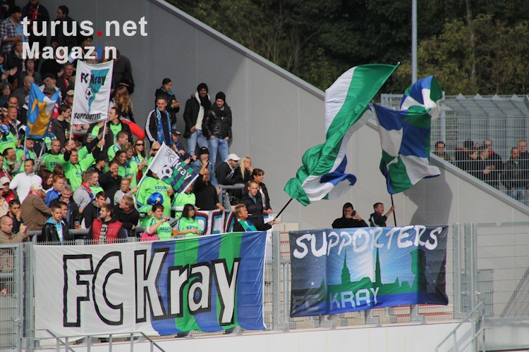 FC Kray Fans im Stadion Essen 29-09-2012