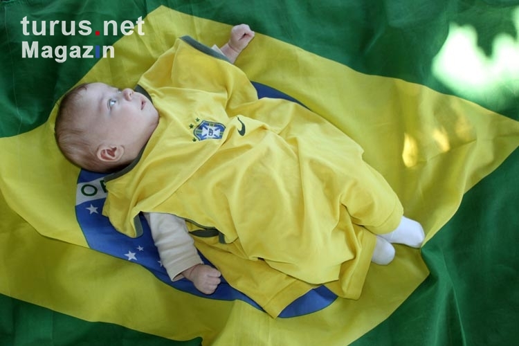 Mini-Fan des brasilianischen Teams