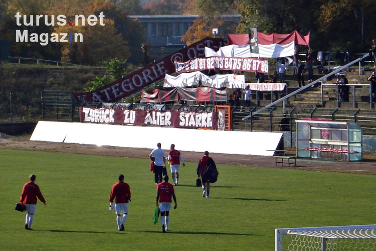 Fans des BFC Dynamo beim Spiel gegen Lichtenberg 47