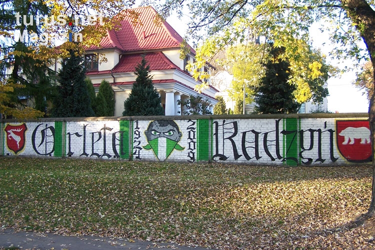 Fußball-Graffiti in Radzyn Podlaski