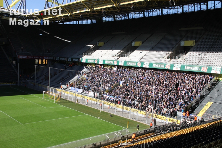 Rostocker Fans in Dortmund 27-10-2012