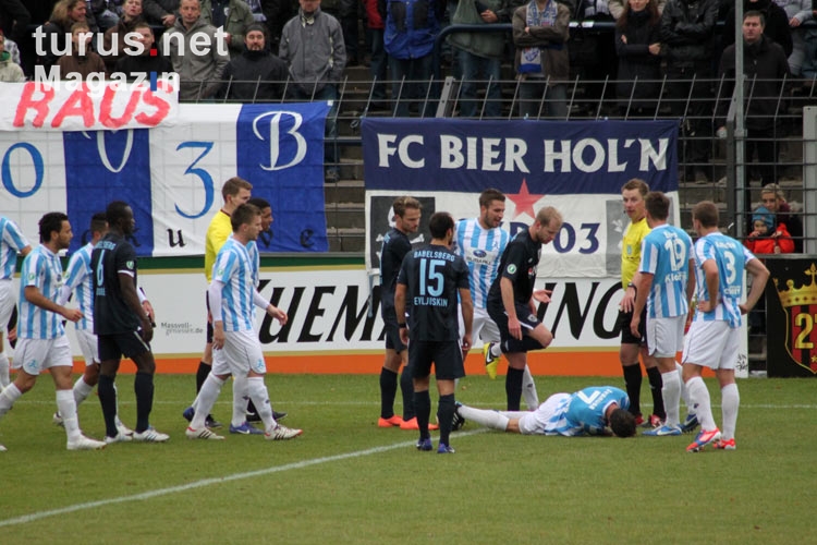 Hitziges Spiel zwischen Babelsberg 03 und Stuttgarter Kickers