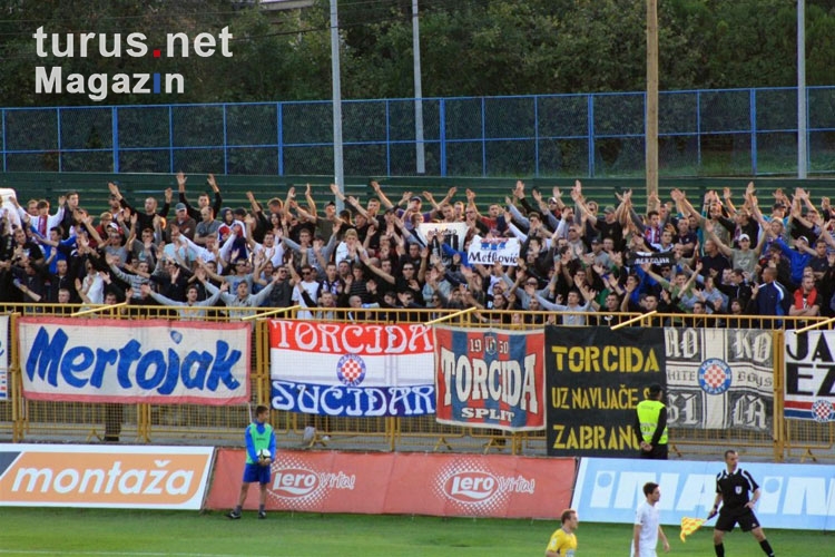 Fans von Hajduk Split auf Tour