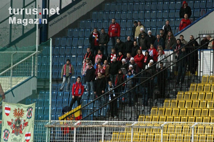 Fans des FC Zbrojovka Brno in Teplice