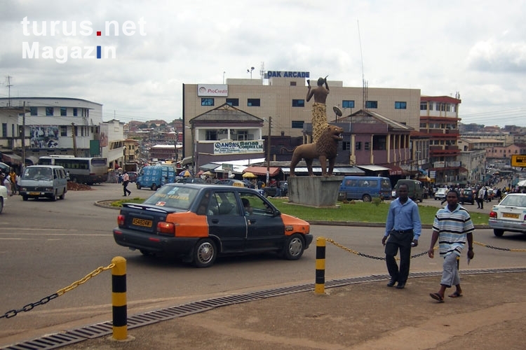 Innenstadt von Kumasi (Ghana)