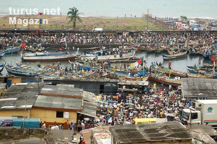 Hafen von Elmina (Ghana)