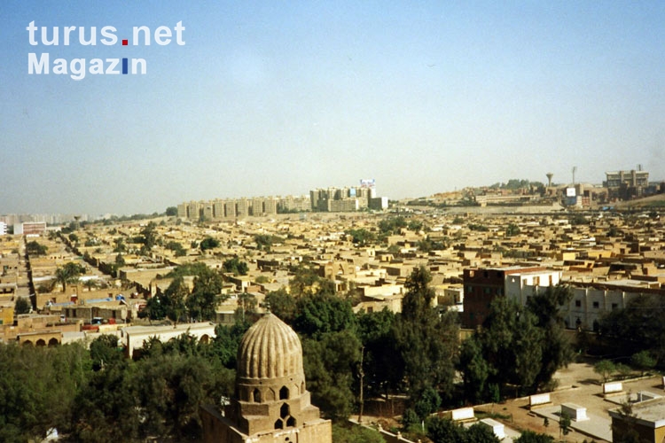 Blick auf Wohngebiete in Kairo