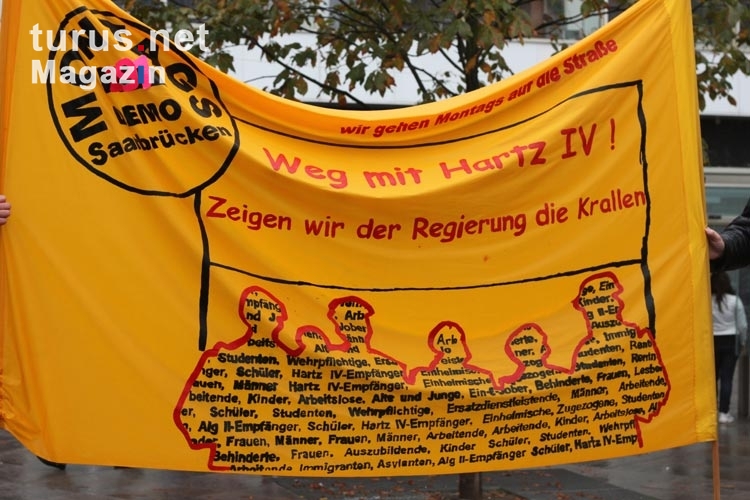 Transparent aus Saarbrücken: Weg mit Hartz4
