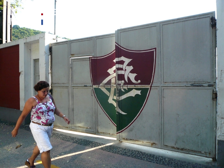 Eingangstor des Fluminense FC in Rio