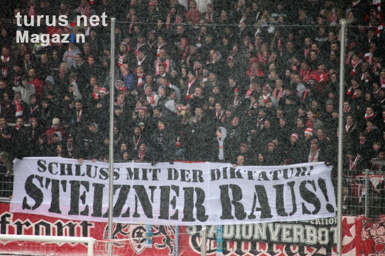 Die Fans des Halleschen FC fordern Stelzner raus!