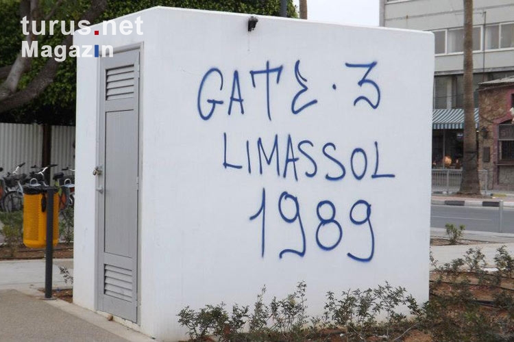 Graffiti Gate 3 Limassol 1989 auf Zypern