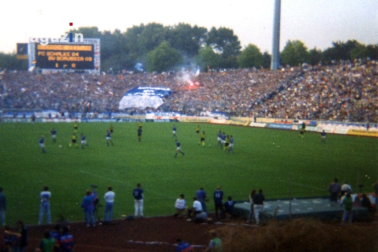 FC Schalke 04 - BVB 09 im Parkstadion, Anfang 90er Jahre