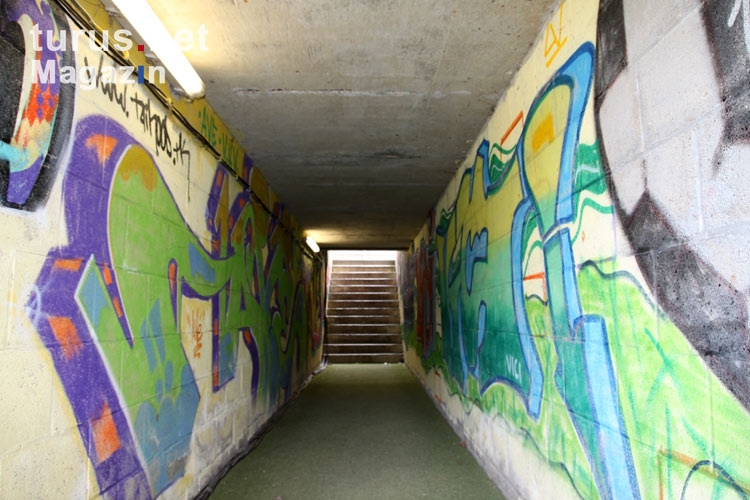 Spielertunnel des Stadion De Koel in Venlo