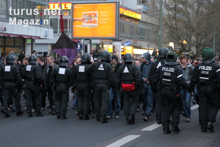1. Mai Demonstration 2013 auf der Leipziger Straße