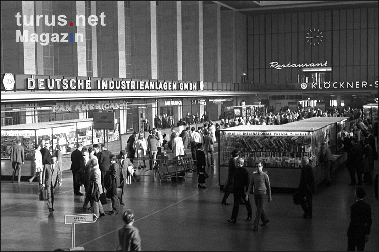 Terminal des Flughafen Tempelhof, 60er Jahre