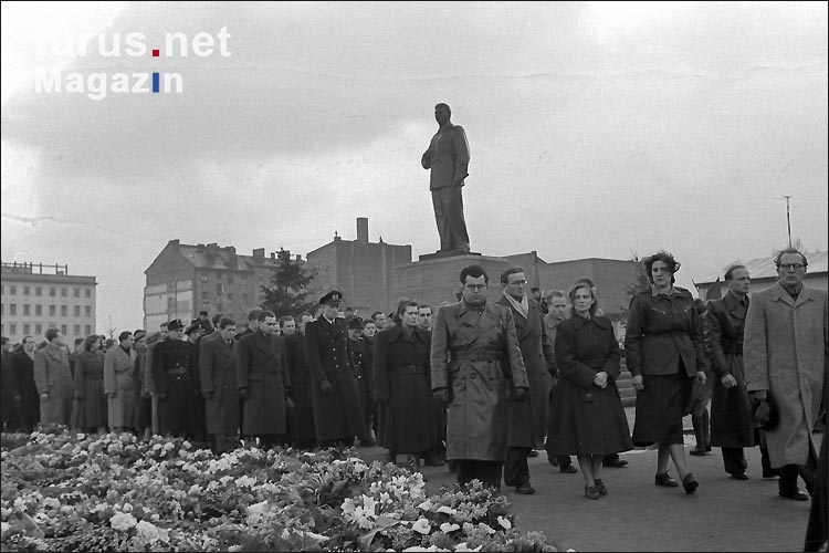 Gedenkfeier für Stalin in Ostberlin, 1953