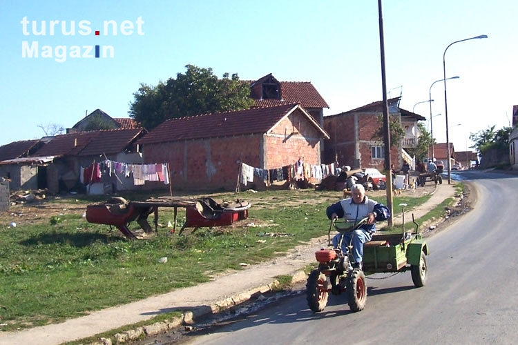 Randgebiet einer serbischen Kleinstadt