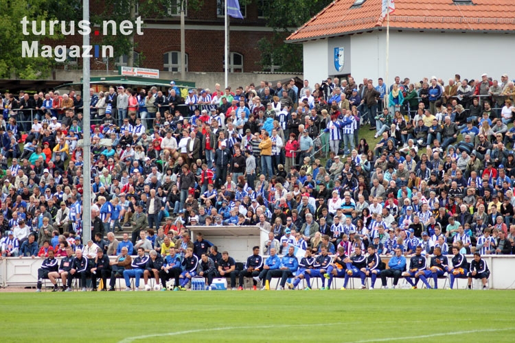 Hertha BSC beim Testspiel in Strausberg