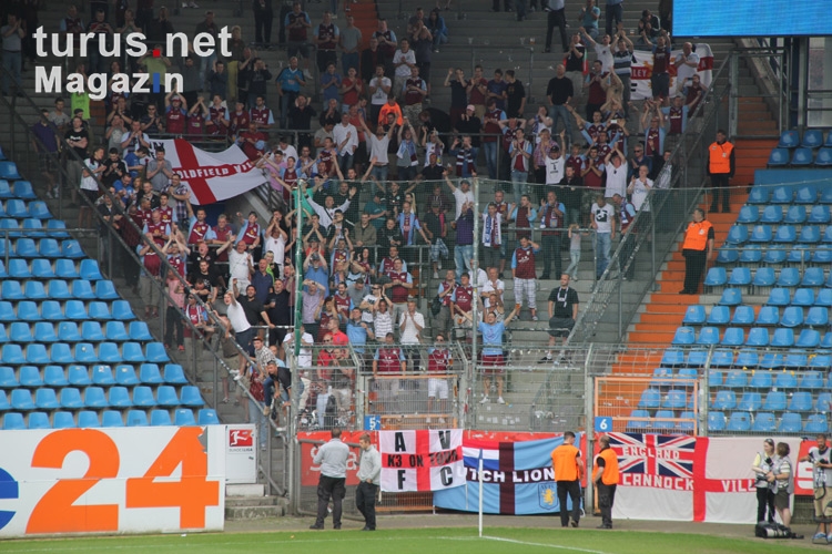 Aston Villa FC Fans in Bochum 14-07-2013