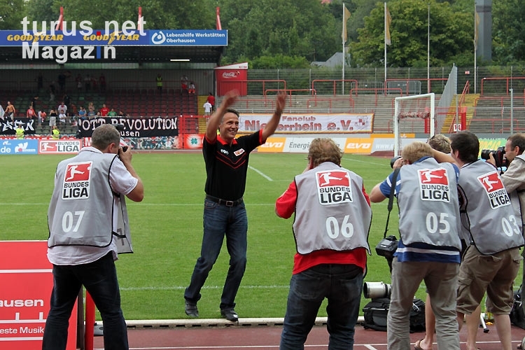 Große Freude bei Union-Trainer Uwe Neuhaus