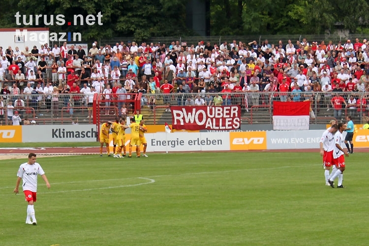 Nach dem 2:0 für Union bei Rot-Weiß Oberhausen